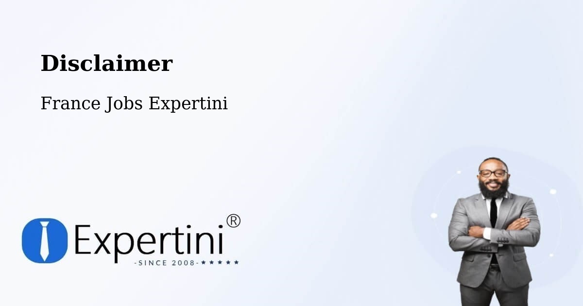 Disclaimer – Camiers - France Jobs Expertini